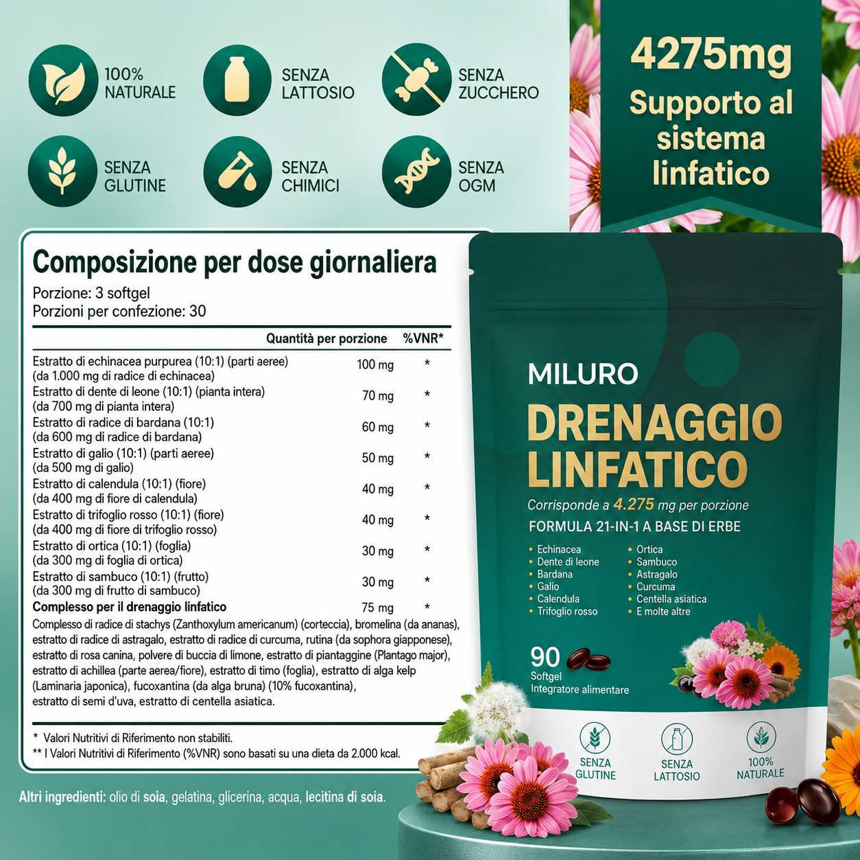 Lymphorix™ | Formula Linfatica 21-in-1